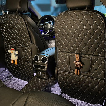 Protector pentru spatele banchetei auto pentru copii, suprafață PU, umplere: Altă, brand GRENGR, universal pentru toate anotimpurile, cod G1029