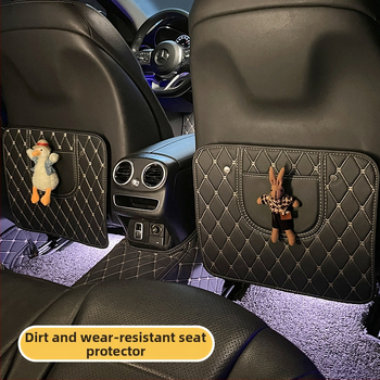 Protector pentru spatele banchetei auto pentru copii, suprafață PU, umplere: Altă, brand GRENGR, universal pentru toate anotimpurile, cod G1029