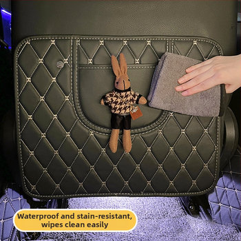 Protector pentru spatele banchetei auto pentru copii, suprafață PU, umplere: Altă, brand GRENGR, universal pentru toate anotimpurile, cod G1029