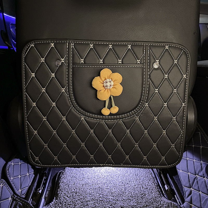 Protector pentru spatele banchetei auto pentru copii, suprafață PU, umplere: Altă, brand GRENGR, universal pentru toate anotimpurile, cod G1029