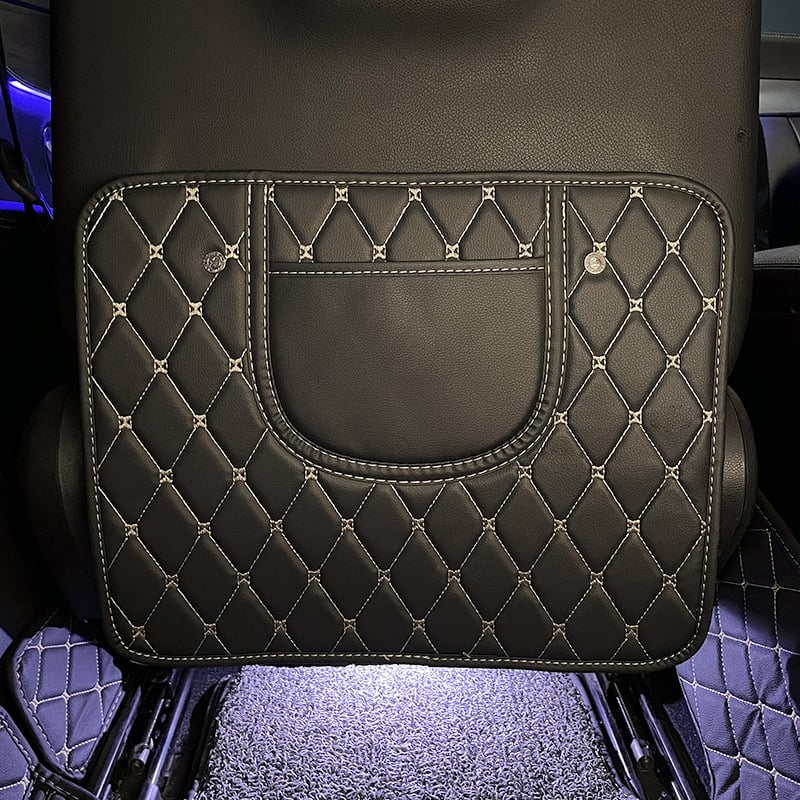 Protector pentru spatele banchetei auto pentru copii, suprafață PU, umplere: Altă, brand GRENGR, universal pentru toate anotimpurile, cod G1029