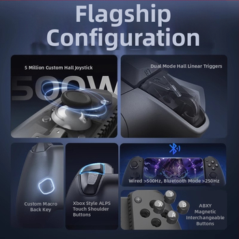 GameSir G8+ ασύρματο χειριστήριο παιχνιδιών με Bluetooth, USB-C, δόνηση, συμβατό με PC, Nintendo Switch και φορητές συσκευές