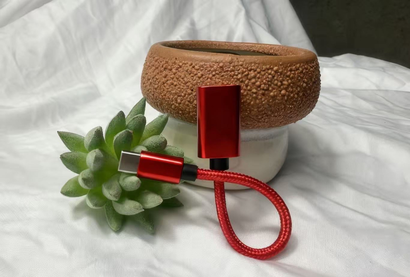 OTG μεταλλικός καλώδιο-αντάπτορας για Type-C με USB 2.0, HDMI και OTG, νάιλον πλεγμένο καλώδιο, 200W μέγιστη ισχύς