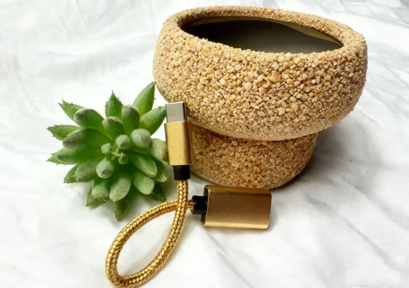 OTG μεταλλικός καλώδιο-αντάπτορας για Type-C με USB 2.0, HDMI και OTG, νάιλον πλεγμένο καλώδιο, 200W μέγιστη ισχύς