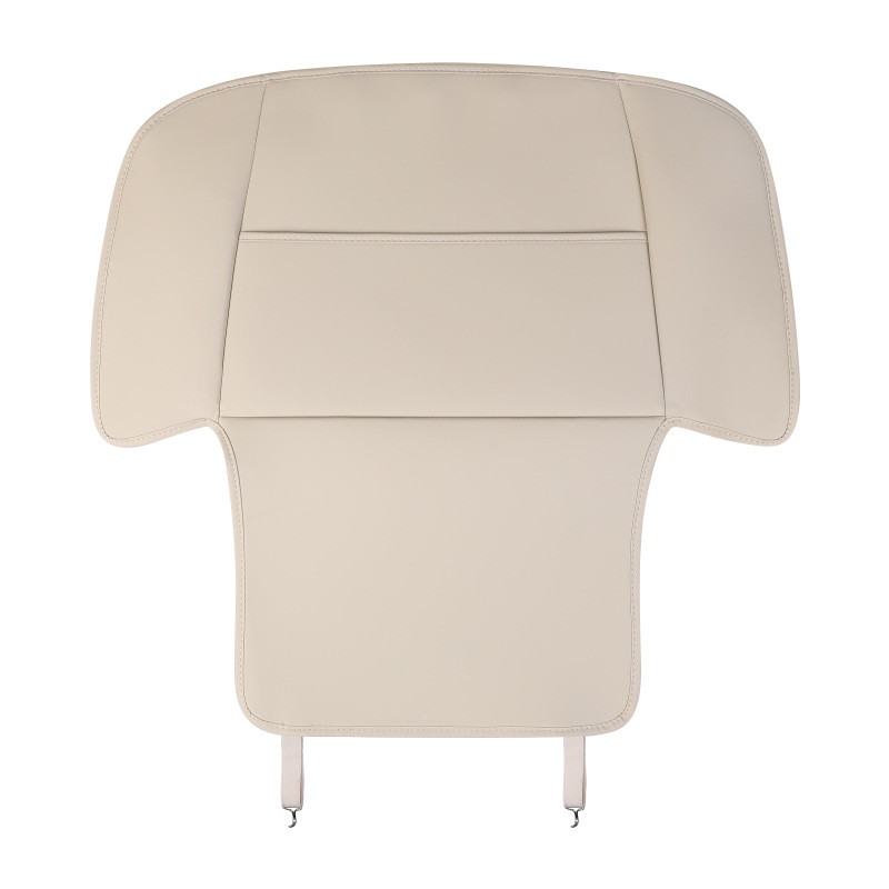 Προστασία πίσω καθίσματος Nio από κλωτσιές — δέρμα Nappa, γέμισμα από μαλλί προβάτου, προστασία πλάτης, προσαρμοζόμενο λογότυπο μάρκας αυτοκινήτου