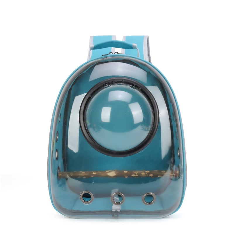 Σακίδιο μεταφοράς για παπαγάλο με διαφανές κλουβί, ύφασμα Oxford, χωρητικότητα 6,5 kg