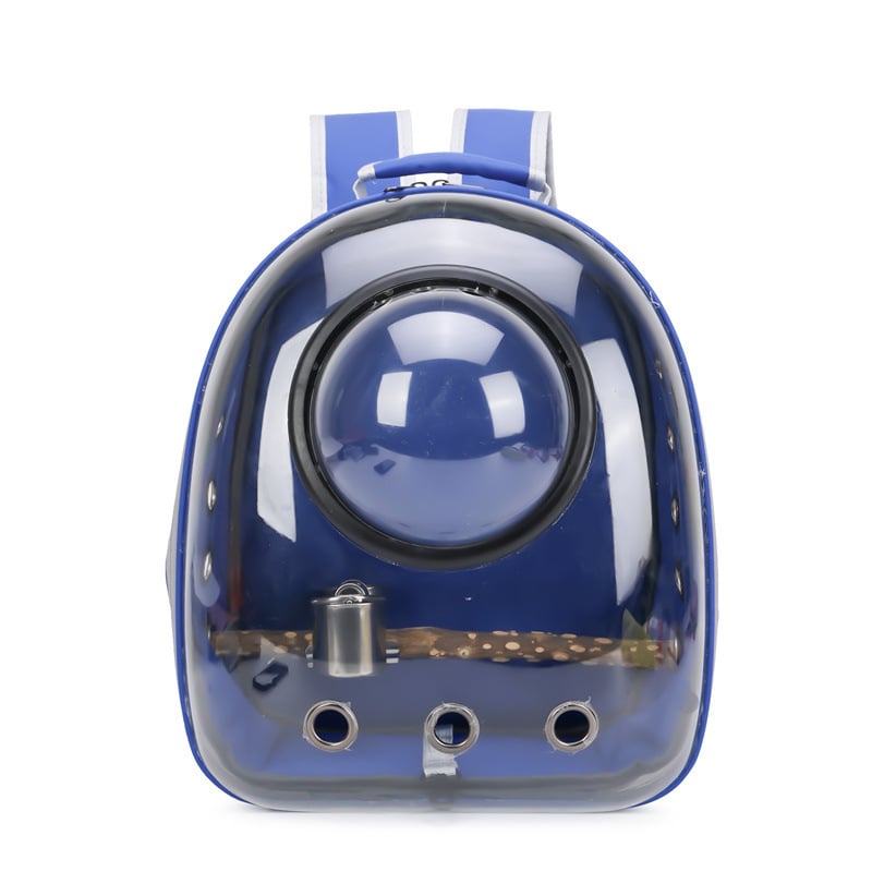 Σακίδιο μεταφοράς για παπαγάλο με διαφανές κλουβί, ύφασμα Oxford, χωρητικότητα 6,5 kg