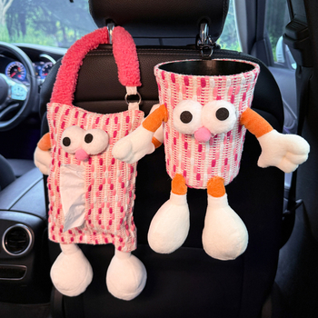 Κάδος απορριμμάτων αυτοκινήτου με κρεμαστό σχεδιασμό, αδιάβροχο ύφασμα, τοποθέτηση στην πλάτη του καθίσματος, Zaowu