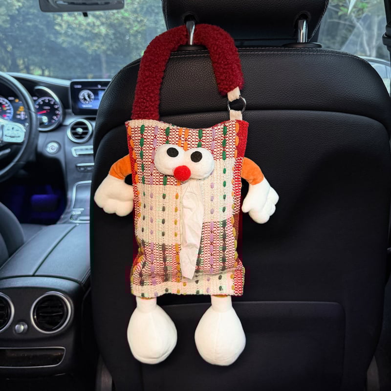 Κάδος απορριμμάτων αυτοκινήτου με κρεμαστό σχεδιασμό, αδιάβροχο ύφασμα, τοποθέτηση στην πλάτη του καθίσματος, Zaowu