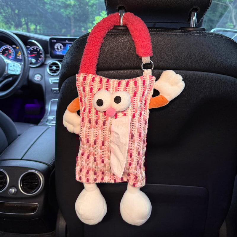 Κάδος απορριμμάτων αυτοκινήτου με κρεμαστό σχεδιασμό, αδιάβροχο ύφασμα, τοποθέτηση στην πλάτη του καθίσματος, Zaowu