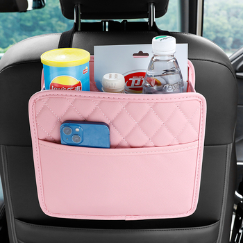 Δερμάτινη τσάντα αποθήκευσης για το πίσω κάθισμα αυτοκινήτου, τύπος κρεμάσματος, προσαρμοστική λειτουργία, δυνατότητα παραμετροποίησης