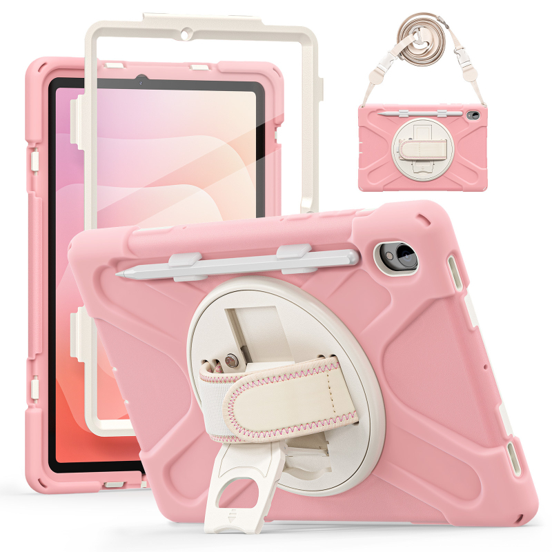 Θήκη tablet Samsung Tab S11 X730 με ιμάντα ώμου και βάση, ανθεκτική στις πτώσεις, PC + silica gel