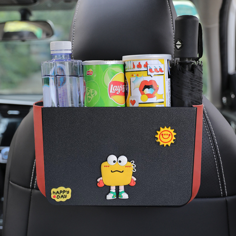 Aizmugurējā sēdekļa karājama uzglabāšanas soma, saliekama un izstiepjama, ūdensnecaurīga, izturīga pret kompresiju