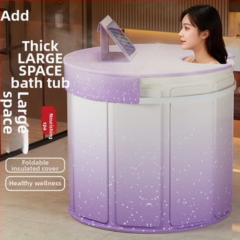 Suaugusiųjų sulankstomas vonios kibiras garinimui ir mirkyjimui – be įrengimo, aplinkai draugiškas PVC