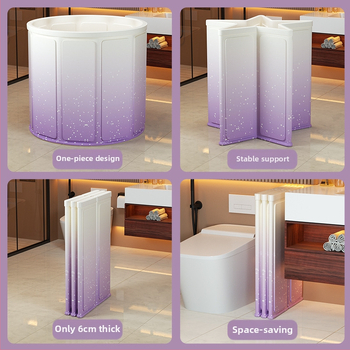 Suaugusiųjų sulankstomas vonios kibiras garinimui ir mirkyjimui – be įrengimo, aplinkai draugiškas PVC