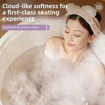 Suaugusiųjų sulankstomas vonios kibiras garinimui ir mirkyjimui – be įrengimo, aplinkai draugiškas PVC