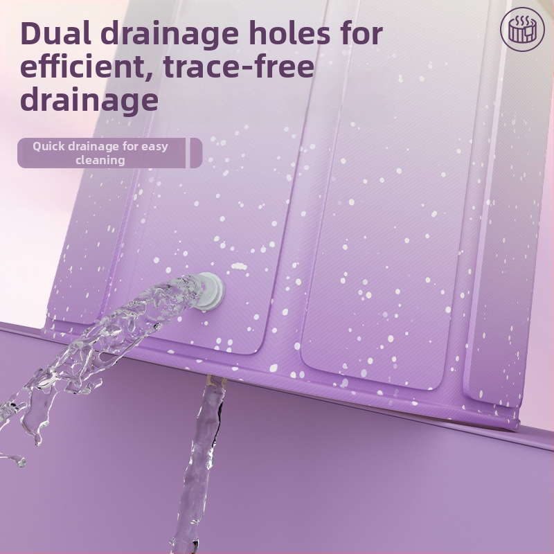 Suaugusiųjų sulankstomas vonios kibiras garinimui ir mirkyjimui – be įrengimo, aplinkai draugiškas PVC