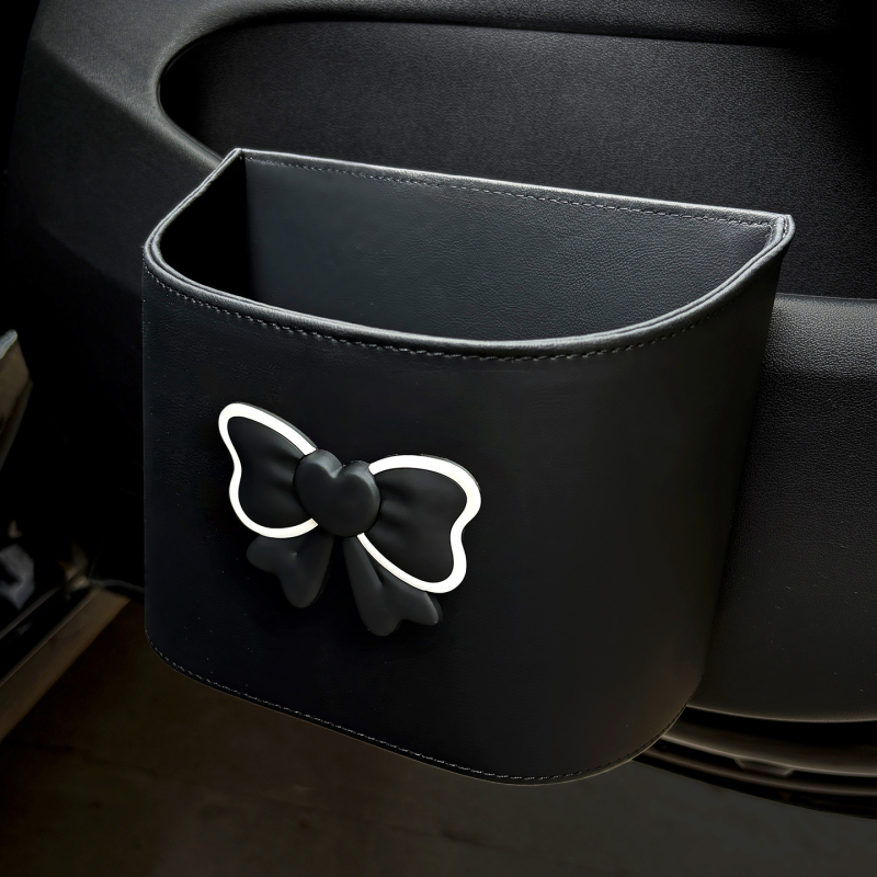 Auto durvju sānu piestiprināmais uzglabāšanas organizētājs, āda, ūdensnecaurlaidīgs, lietussargu un atkritumu organizētājs