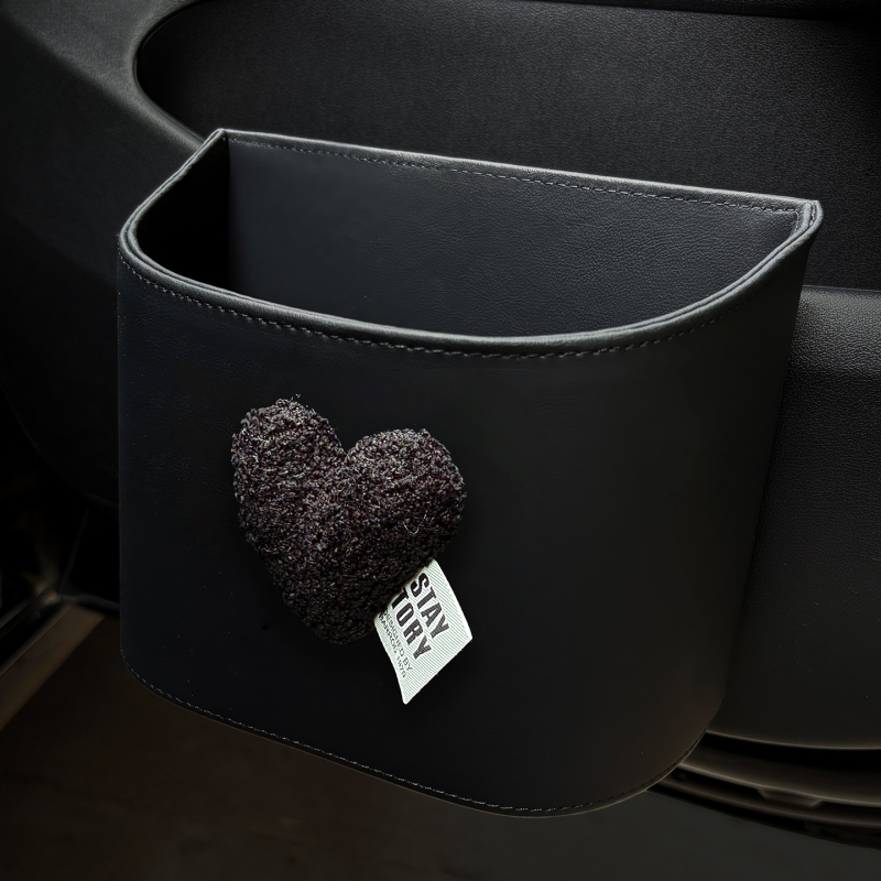 Auto durvju sānu piestiprināmais uzglabāšanas organizētājs, āda, ūdensnecaurlaidīgs, lietussargu un atkritumu organizētājs