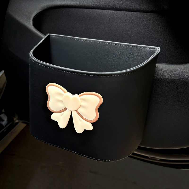 Auto durvju sānu piestiprināmais uzglabāšanas organizētājs, āda, ūdensnecaurlaidīgs, lietussargu un atkritumu organizētājs