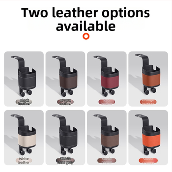 Organizētājs aizmugurējā sēdekļa ar pudeles turētāju, tālruņa turētāju un uzkaramo uzglabāšanas somu — Materiāls: ABS+Āda; Lietošana: aizmugure sēdekļa; Funkcija: daudzfunkcionālais uzglabāšana; Uzglabāšanas tips: pakarināma soma; Logo apdruka: iespējama