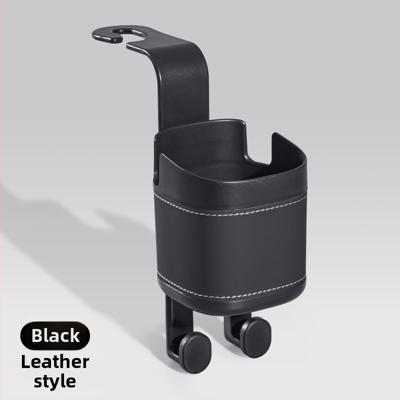 Organizētājs aizmugurējā sēdekļa ar pudeles turētāju, tālruņa turētāju un uzkaramo uzglabāšanas somu — Materiāls: ABS+Āda; Lietošana: aizmugure sēdekļa; Funkcija: daudzfunkcionālais uzglabāšana; Uzglabāšanas tips: pakarināma soma; Logo apdruka: iespējama