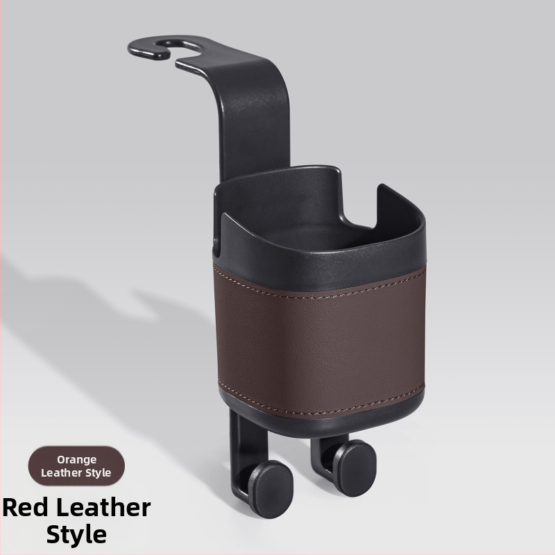 Organizētājs aizmugurējā sēdekļa ar pudeles turētāju, tālruņa turētāju un uzkaramo uzglabāšanas somu — Materiāls: ABS+Āda; Lietošana: aizmugure sēdekļa; Funkcija: daudzfunkcionālais uzglabāšana; Uzglabāšanas tips: pakarināma soma; Logo apdruka: iespējama