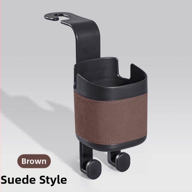 Organizētājs aizmugurējā sēdekļa ar pudeles turētāju, tālruņa turētāju un uzkaramo uzglabāšanas somu — Materiāls: ABS+Āda; Lietošana: aizmugure sēdekļa; Funkcija: daudzfunkcionālais uzglabāšana; Uzglabāšanas tips: pakarināma soma; Logo apdruka: iespējama