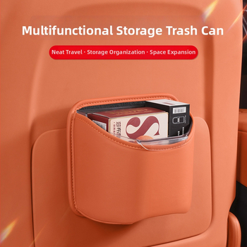 Nuoyue Automašīnas sēdekļa uzglabāšanas kastīte – ūdensdroša Nappa āda + ABS, universāla, paredzēta sēdei