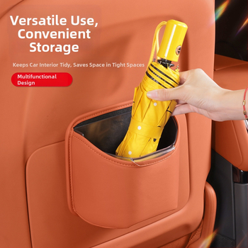 Nuoyue Automašīnas sēdekļa uzglabāšanas kastīte – ūdensdroša Nappa āda + ABS, universāla, paredzēta sēdei