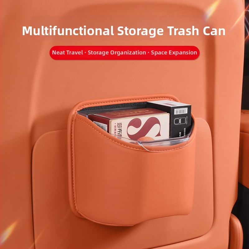 Nuoyue Automašīnas sēdekļa uzglabāšanas kastīte – ūdensdroša Nappa āda + ABS, universāla, paredzēta sēdei