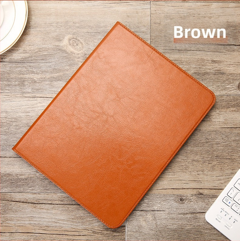 Kryt z pravej kože pre iPad Air 4, iPad Pro 11/12.9 a iPad mini 6 – Sleep/Wake funkcia, odolný voči nárazom, vstavaná podpora, odvádzanie tepla, proti opotrebeniu, proti otlačkom prstov; spracovanie teplom lisovaním