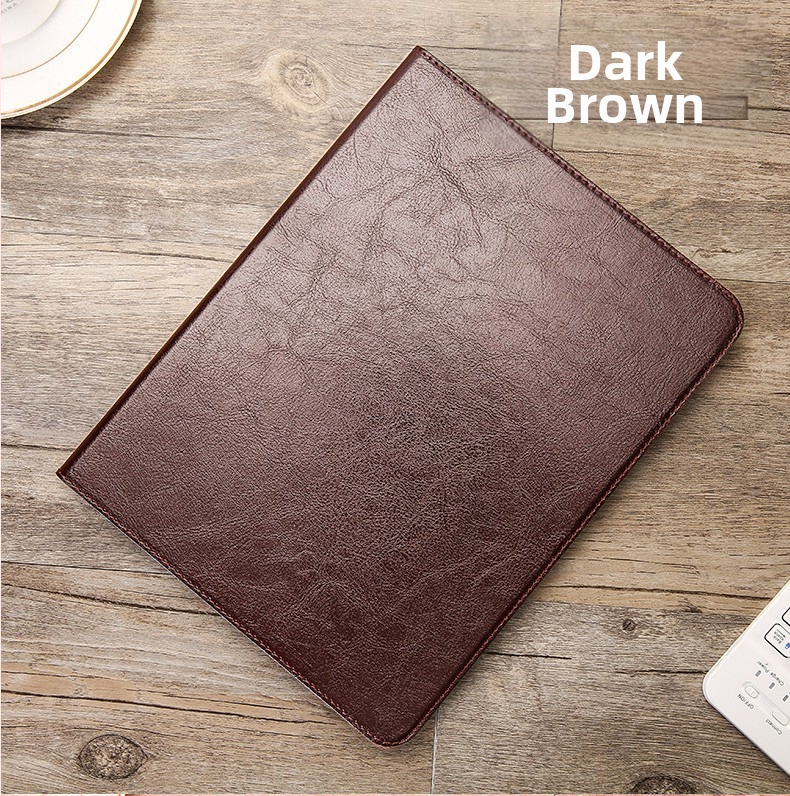 Kryt z pravej kože pre iPad Air 4, iPad Pro 11/12.9 a iPad mini 6 – Sleep/Wake funkcia, odolný voči nárazom, vstavaná podpora, odvádzanie tepla, proti opotrebeniu, proti otlačkom prstov; spracovanie teplom lisovaním