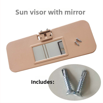 HD Καλλυντικό Καθρέφτης Ηλίου Αυτοκινήτου, Universal Συμβατότητα, Εγκατάσταση Με Κολλητή Ταινία, Μινιμαλιστικός Σχεδιασμός