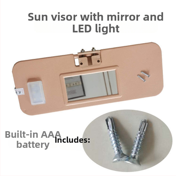 HD Καλλυντικό Καθρέφτης Ηλίου Αυτοκινήτου, Universal Συμβατότητα, Εγκατάσταση Με Κολλητή Ταινία, Μινιμαλιστικός Σχεδιασμός