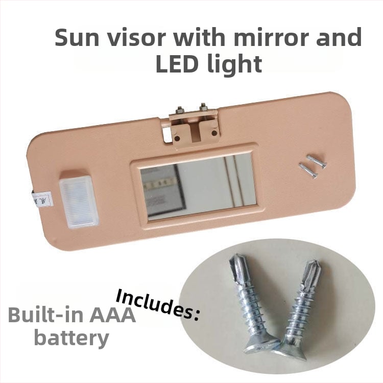 HD Καλλυντικό Καθρέφτης Ηλίου Αυτοκινήτου, Universal Συμβατότητα, Εγκατάσταση Με Κολλητή Ταινία, Μινιμαλιστικός Σχεδιασμός