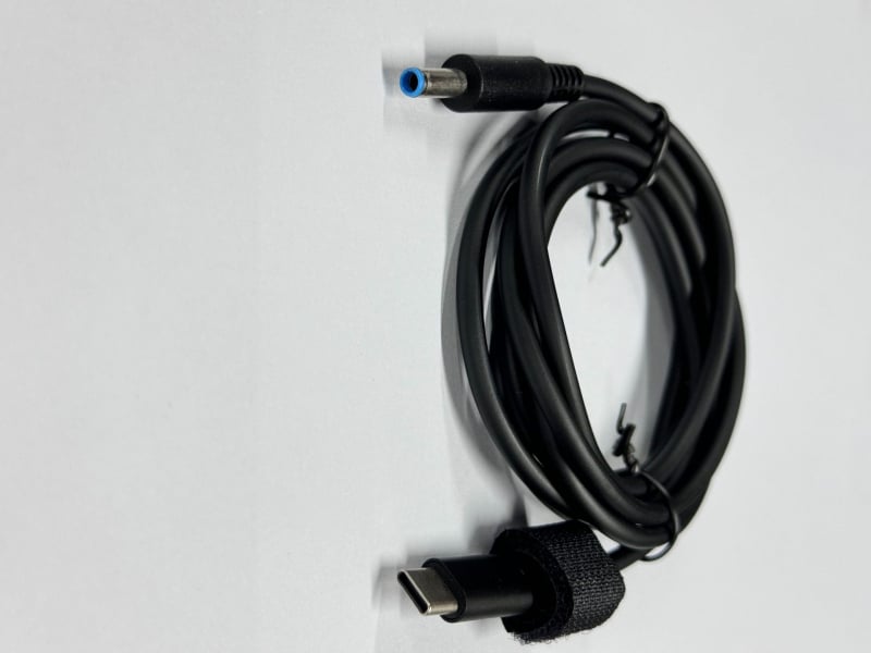 Laptop USB-C PD 65W kabel za napajanje s USB-C na DC, duljina 1,5 m, brzo punjenje