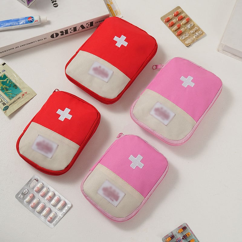 Hordozható utazási orvosi készlet – elsősegély és gyógyszer tárolás, többfunkciós