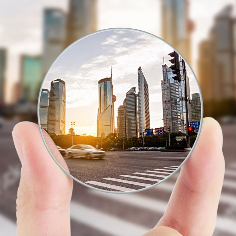 Καθρέφτης οπισθοπορείας αυτοκινήτου, διπλής σειράς, μικρός κυκλικός καθρέφτης; Υλικό: Γυαλί; Μάρκα: Other