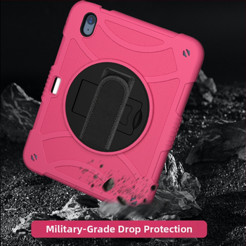 Ochranný obal na iPad Apple – plast + silikón, prenášateľný, jednoduchý, odolný proti nárazom, proti opotrebeniu, proti pádu, s reliéfnym vyhotovením