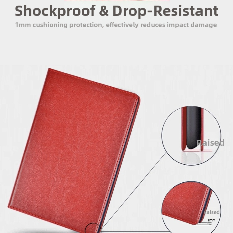 Kožené puzdro pre iPad Pro – pravá koža, odolné voči nárazom, odvádzanie tepla, proti otlačkom, horúci lis