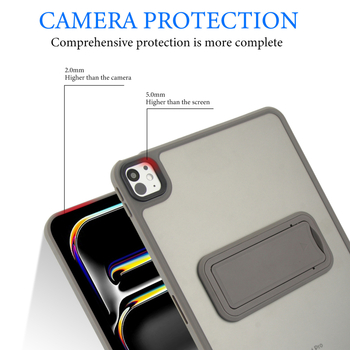 Husă de protecție pentru iPad Pro 11 – TPU, husă integrală, rezistentă la șocuri, suport, antiamprente