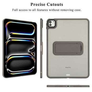 Husă de protecție pentru iPad Pro 11 – TPU, husă integrală, rezistentă la șocuri, suport, antiamprente