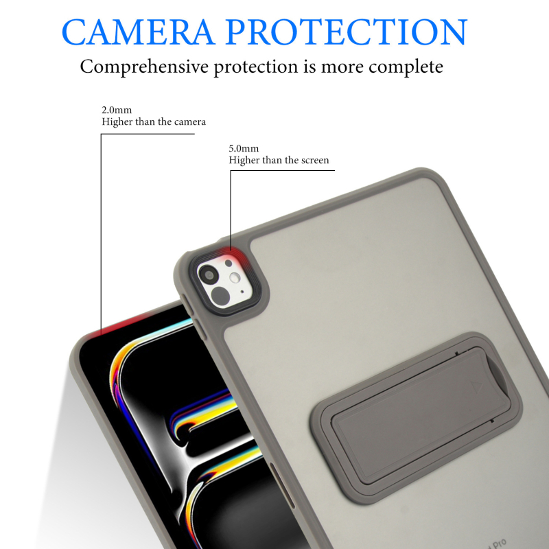 Husă de protecție pentru iPad Pro 11 – TPU, husă integrală, rezistentă la șocuri, suport, antiamprente