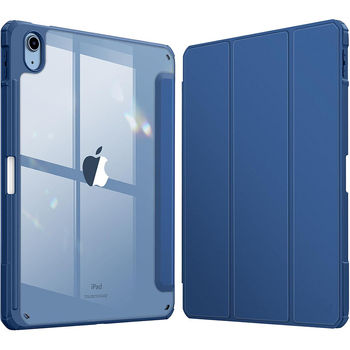 Carcasă din acrilic pentru iPad 11-a generație, cu aspect piele și funcție de somn