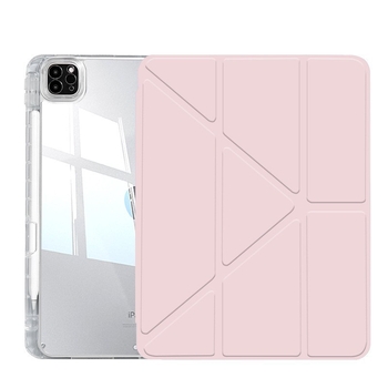 iPad Air 5 aizsargkaste ar zīmuļa atvilktni, akrila materiāls, magnētiskais Y statīvs, pret saliekšanos, saderīgs ar 9. paaudzes iPad