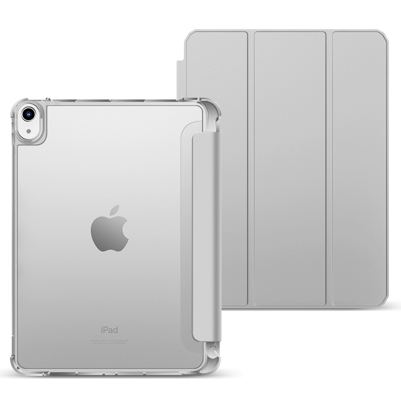 Ochranný kryt s priehradkou na pero pre iPad 9, iPad Air 10.9 a iPad Pro 11 – priehľadný, mäkké okraje, DIY dizajn