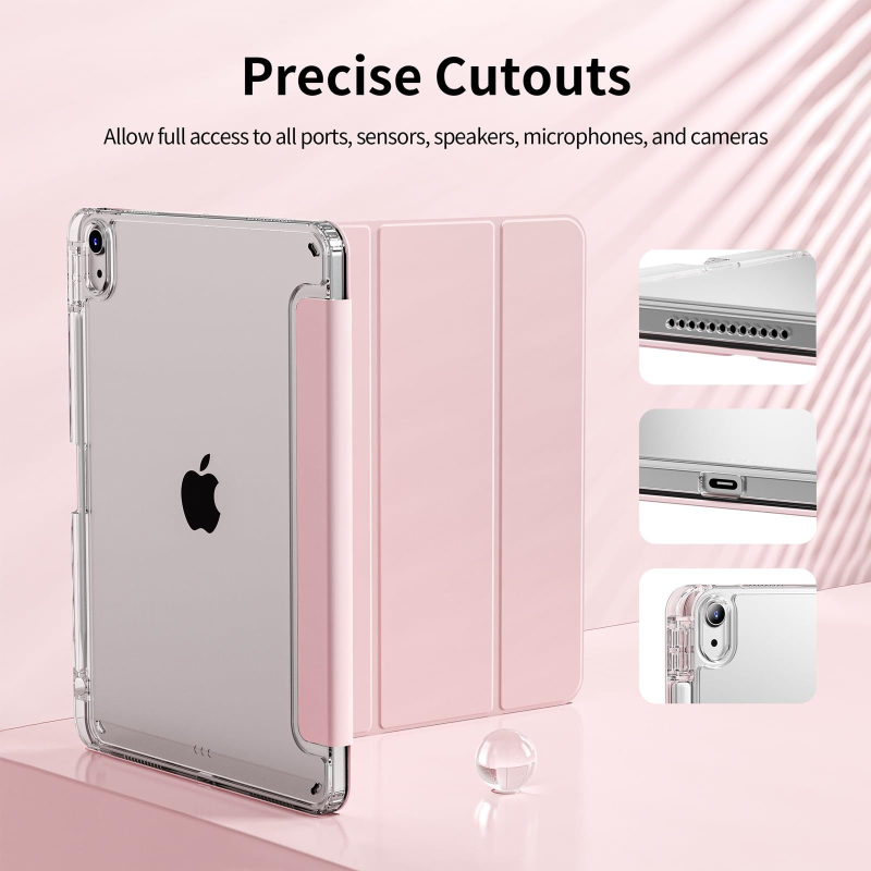 Θήκη προστασίας για iPad Pro 11 ιντσών με θήκη για γραφίδα, ακρυλική, ανθεκτική στις πτώσεις, απαγωγή θερμότητας, μαγνητικό κλείσιμο, τεχνολογία ζεστού κάμματος