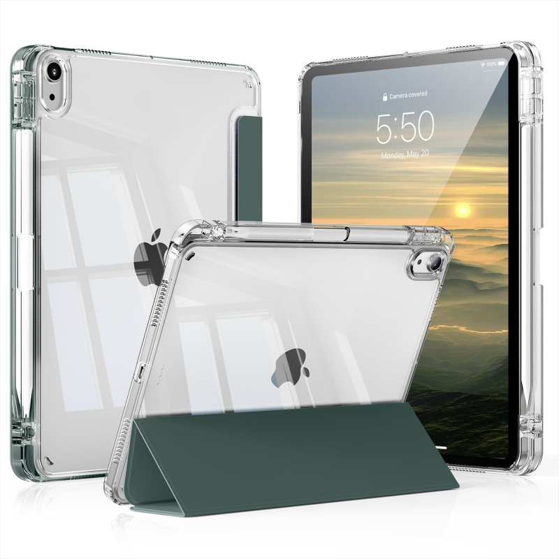 Θήκη προστασίας για iPad Pro 11 ιντσών με θήκη για γραφίδα, ακρυλική, ανθεκτική στις πτώσεις, απαγωγή θερμότητας, μαγνητικό κλείσιμο, τεχνολογία ζεστού κάμματος