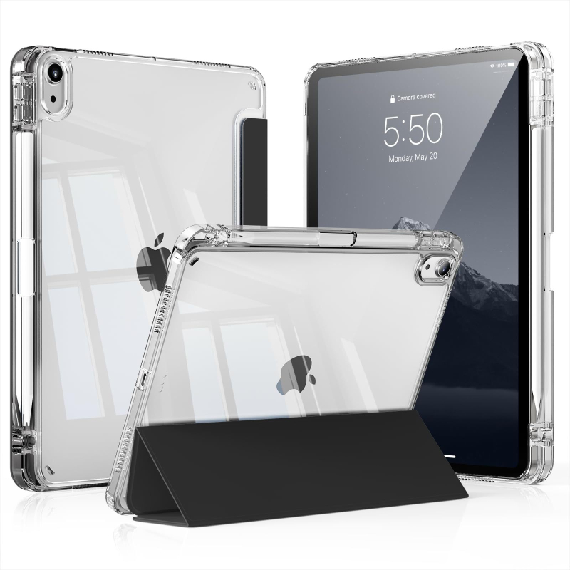 Θήκη προστασίας για iPad Pro 11 ιντσών με θήκη για γραφίδα, ακρυλική, ανθεκτική στις πτώσεις, απαγωγή θερμότητας, μαγνητικό κλείσιμο, τεχνολογία ζεστού κάμματος